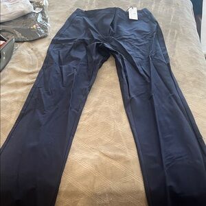 Women's Navy Straight Leg Pants